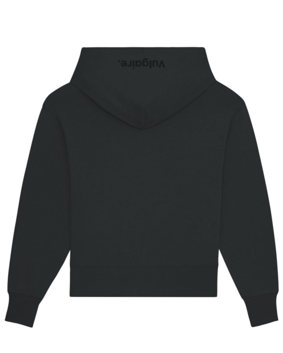 Hoodie confort - Vulgaire. Noir